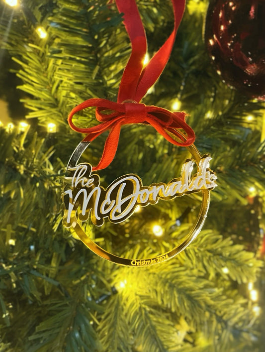 Family Name Decoration