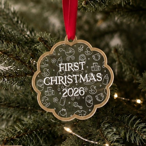First Christmas 2026 New Baby Bauble