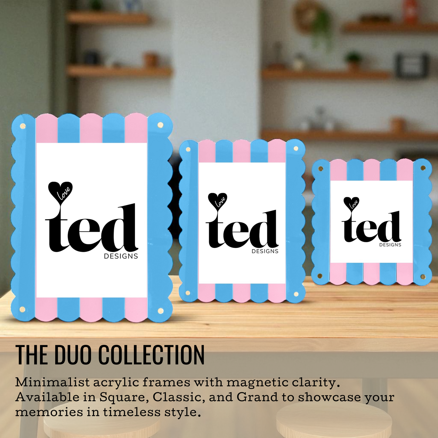 Duo Rivera Blue & Blush