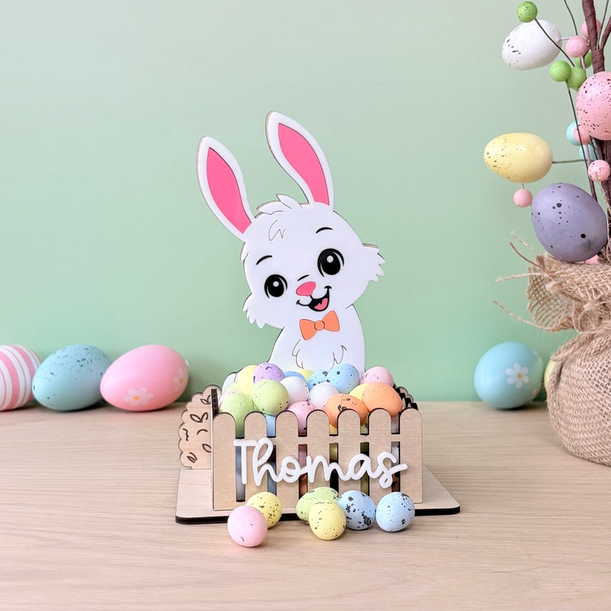 Easter Bunny Egg Holder Bowtie