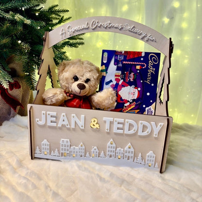 Christmas Eve Box with Acrylic Houses