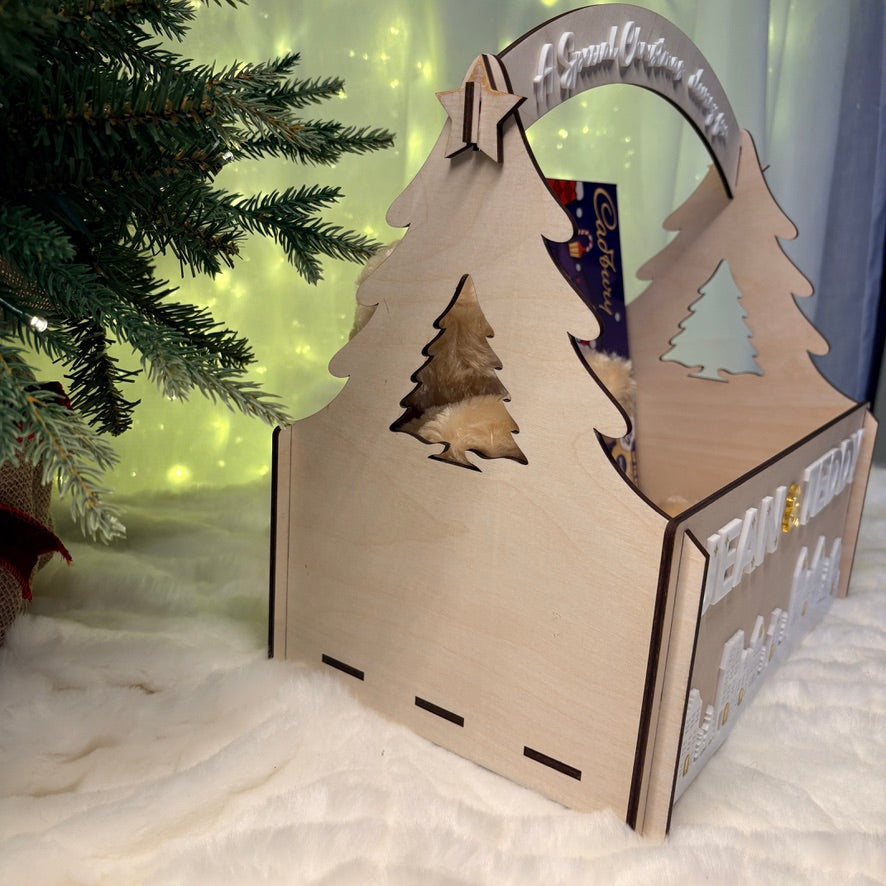 Christmas Eve Box with Acrylic Houses