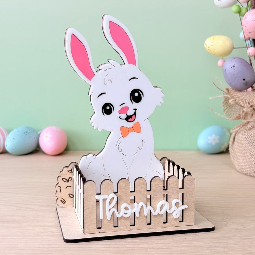 Easter Bunny Egg Holder Bowtie