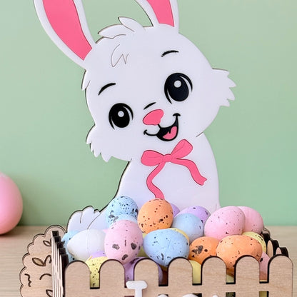 Easter Bunny Egg Holder Ribbon