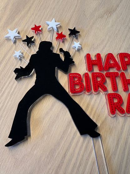 Elvis Cake Topper Set
