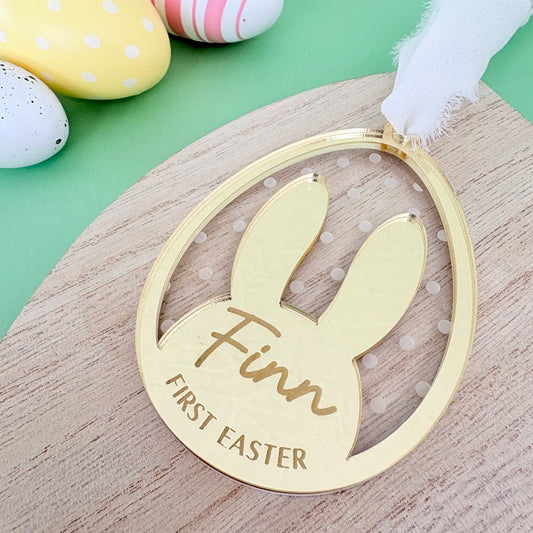 Gold Easter 2026 Tag
