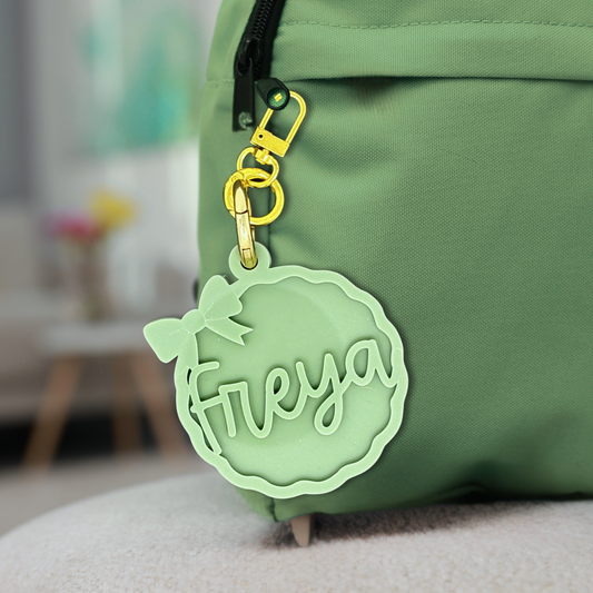 Scalloped Keyring