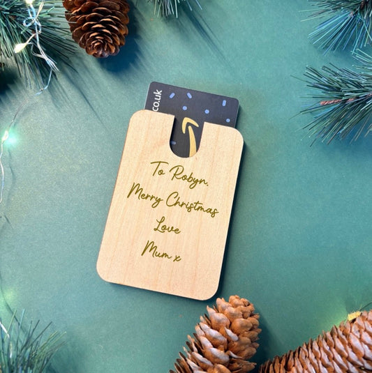 Christmas Gift Card Holder -Set of 3
