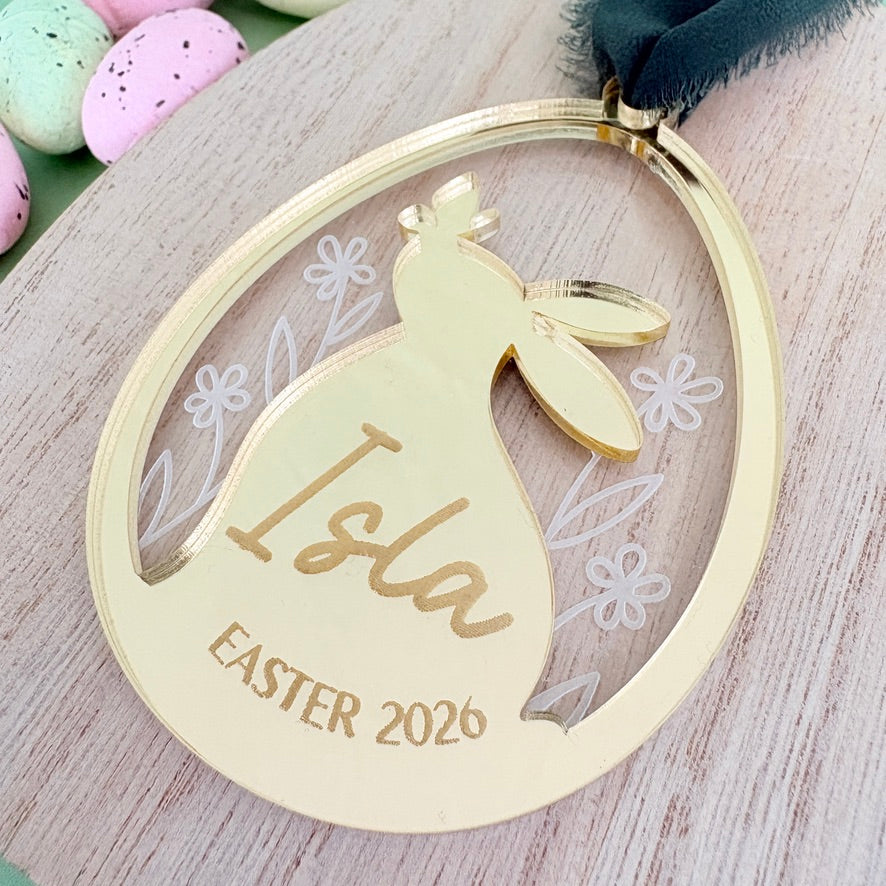 Gold Easter 2026 Tag