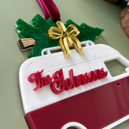 Camper Van Christmas Ornament