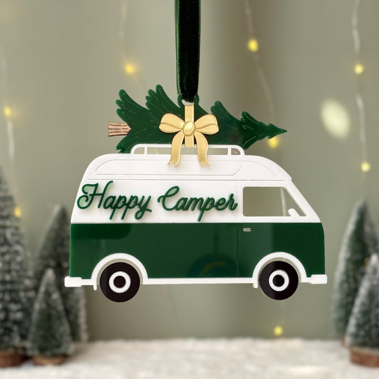 Camper Van Christmas Ornament