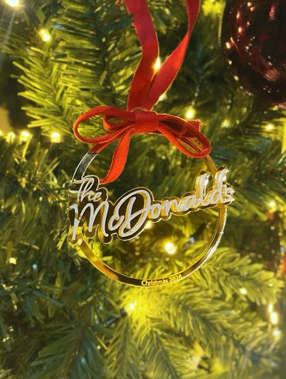 Family Name Decoration