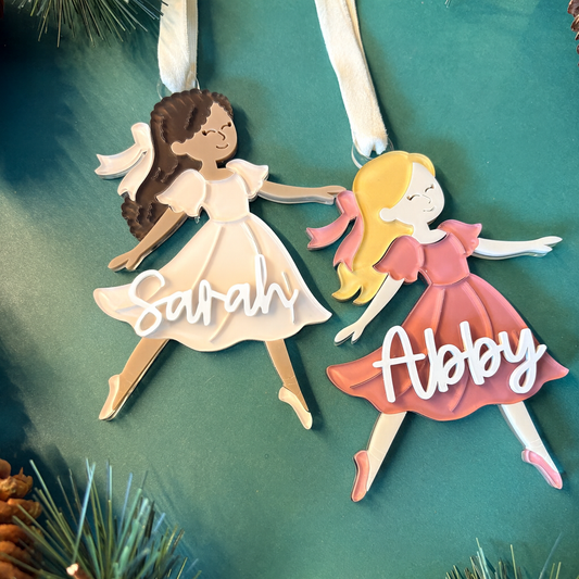 Dancing Girl Christmas Decoration