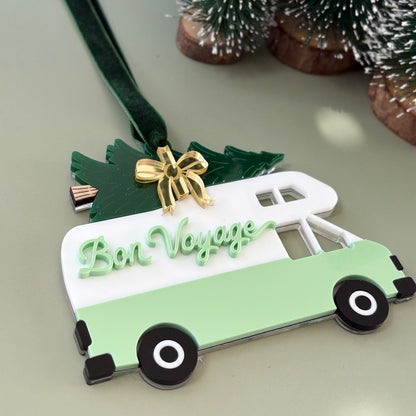 Motorhome Personalised Christmas Decoration