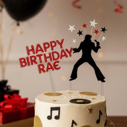 Elvis Cake Topper Set