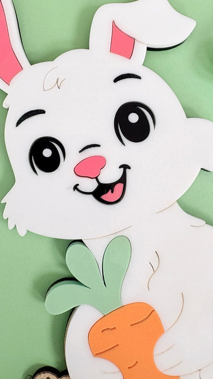 Easter Bunny Egg Holder Carrot