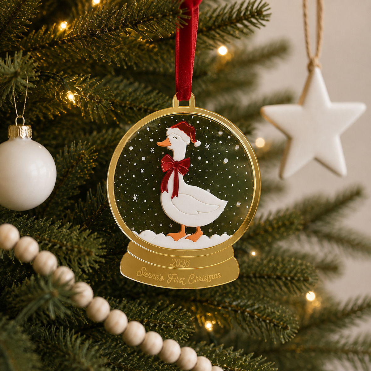 Goose Christmas Decoration