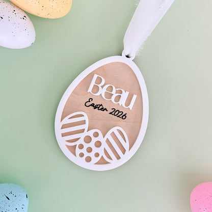 Easter Basket Eggs  Name Tag