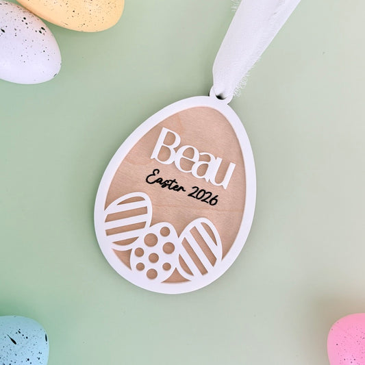 Easter Basket Eggs  Name Tag