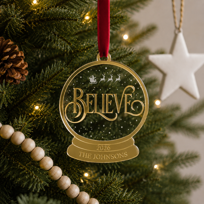 Believe Christmas Decoration
