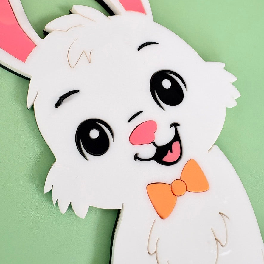 Easter Bunny Egg Holder Bowtie