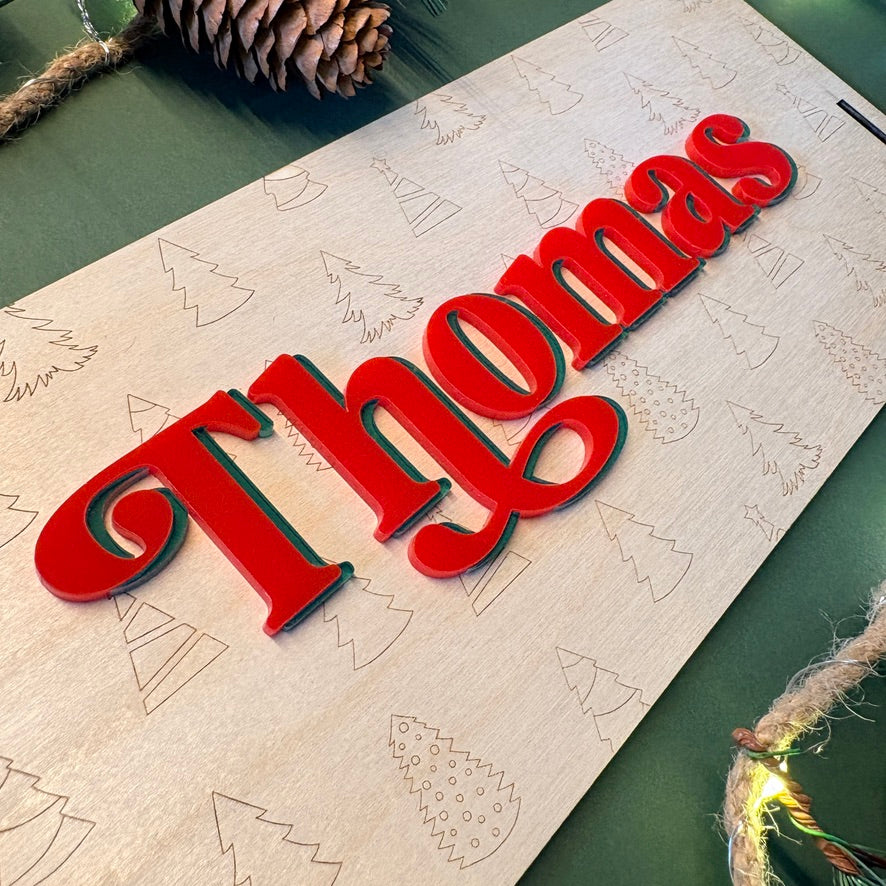 Christmas Eve Box with Name