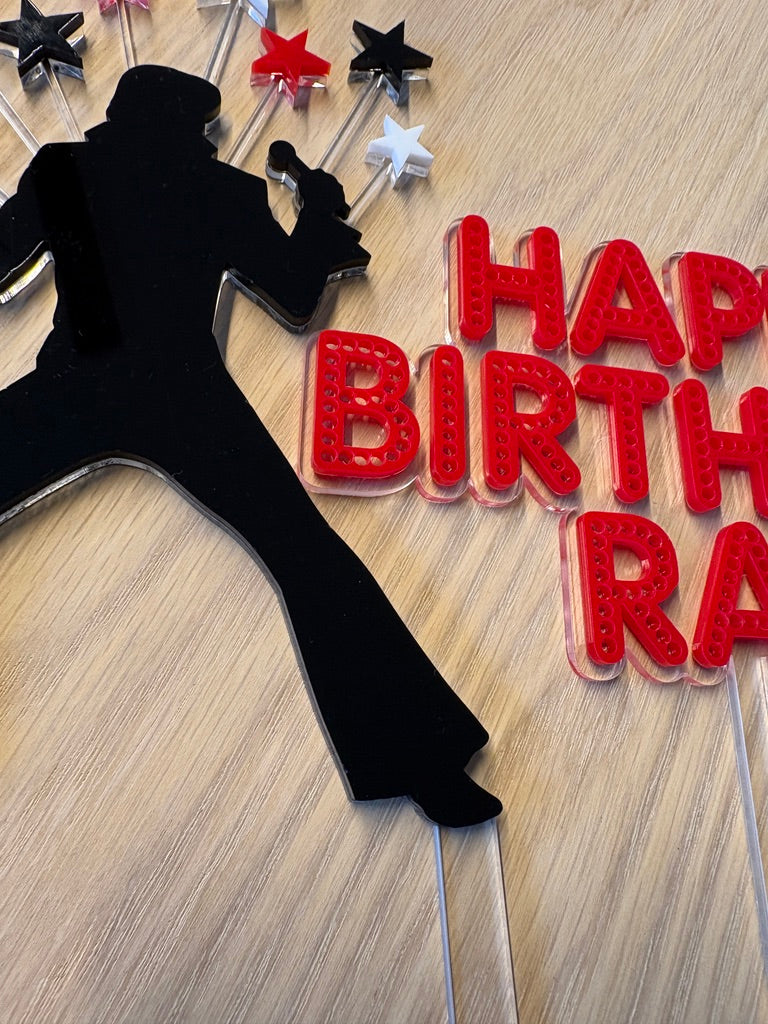 Elvis Cake Topper Set
