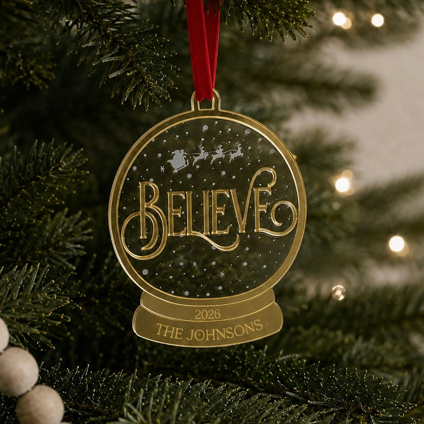 Believe Christmas Decoration