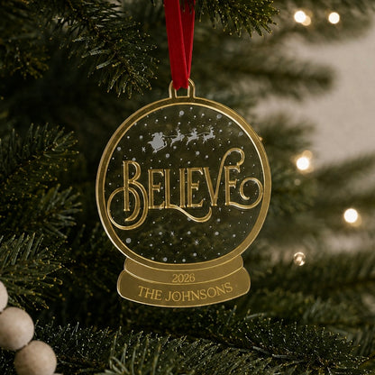 Believe Christmas Decoration