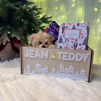 Christmas Eve Box with Acrylic Houses