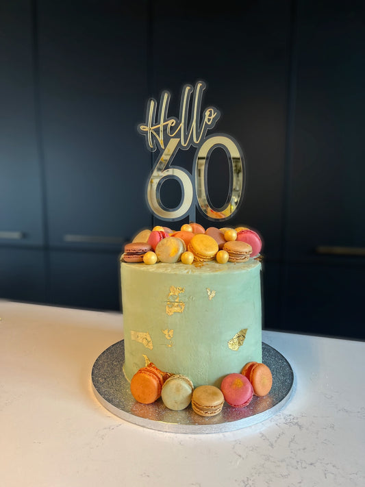 Hello...Number Cake Topper
