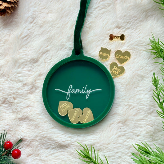 Charm Shaker, Family Name Personalised