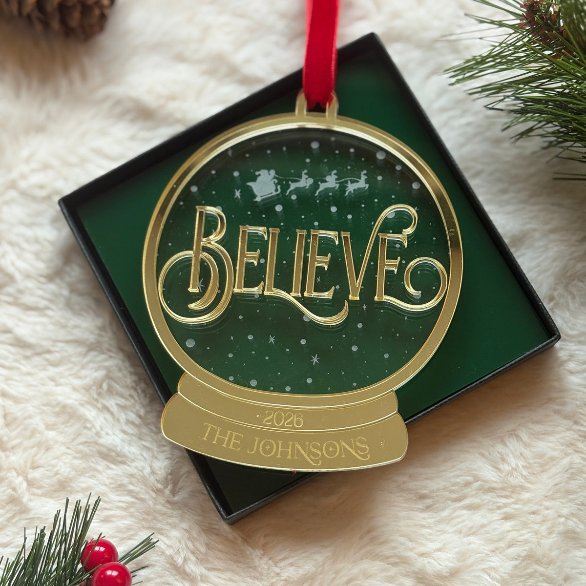Believe Christmas Decoration