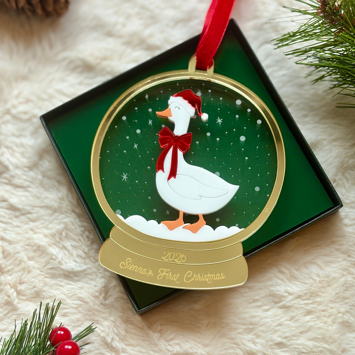Goose Christmas Decoration