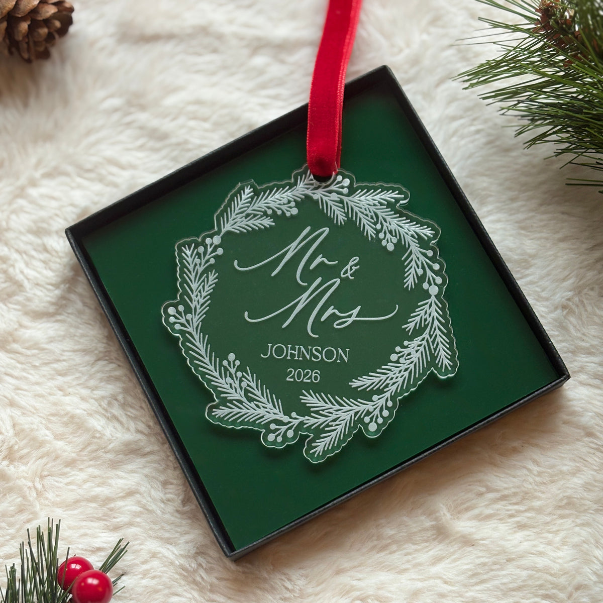 Mr & Mrs Ornament