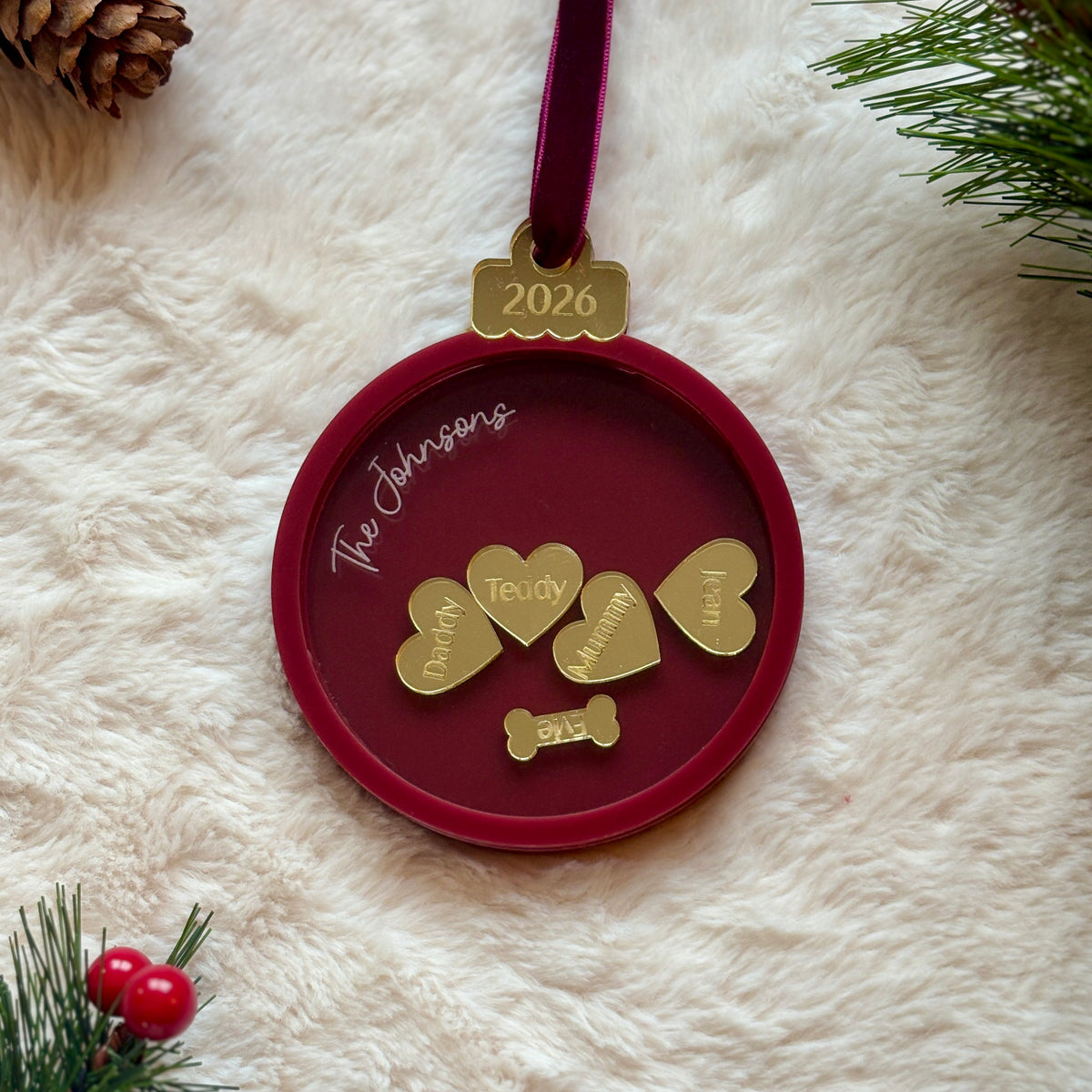 Charm Shaker Christmas Bauble