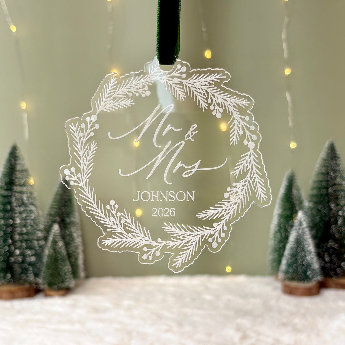 Mr & Mrs Ornament