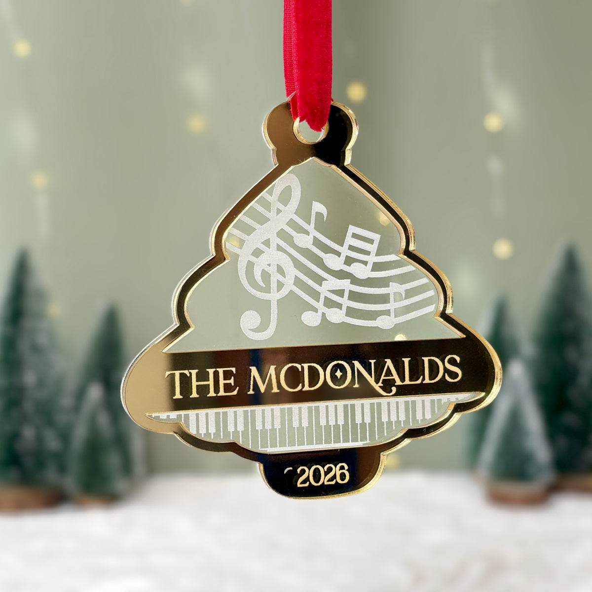 Piano Christmas Decoration