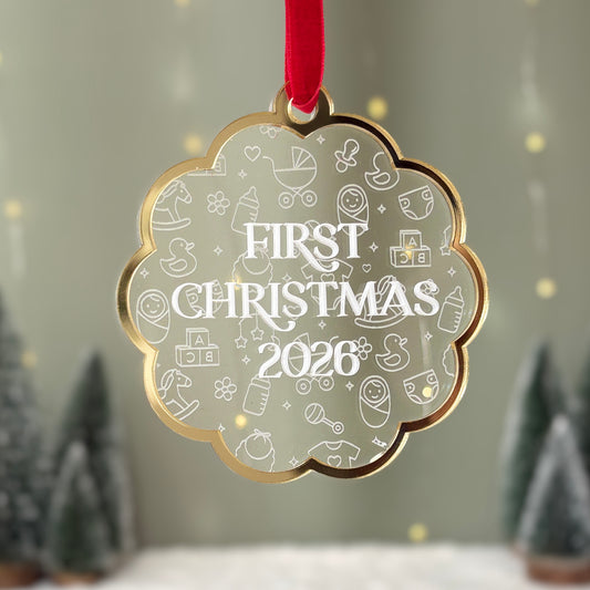 First Christmas 2026 New Baby Bauble