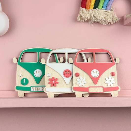 Campervan Flowers Wall Art