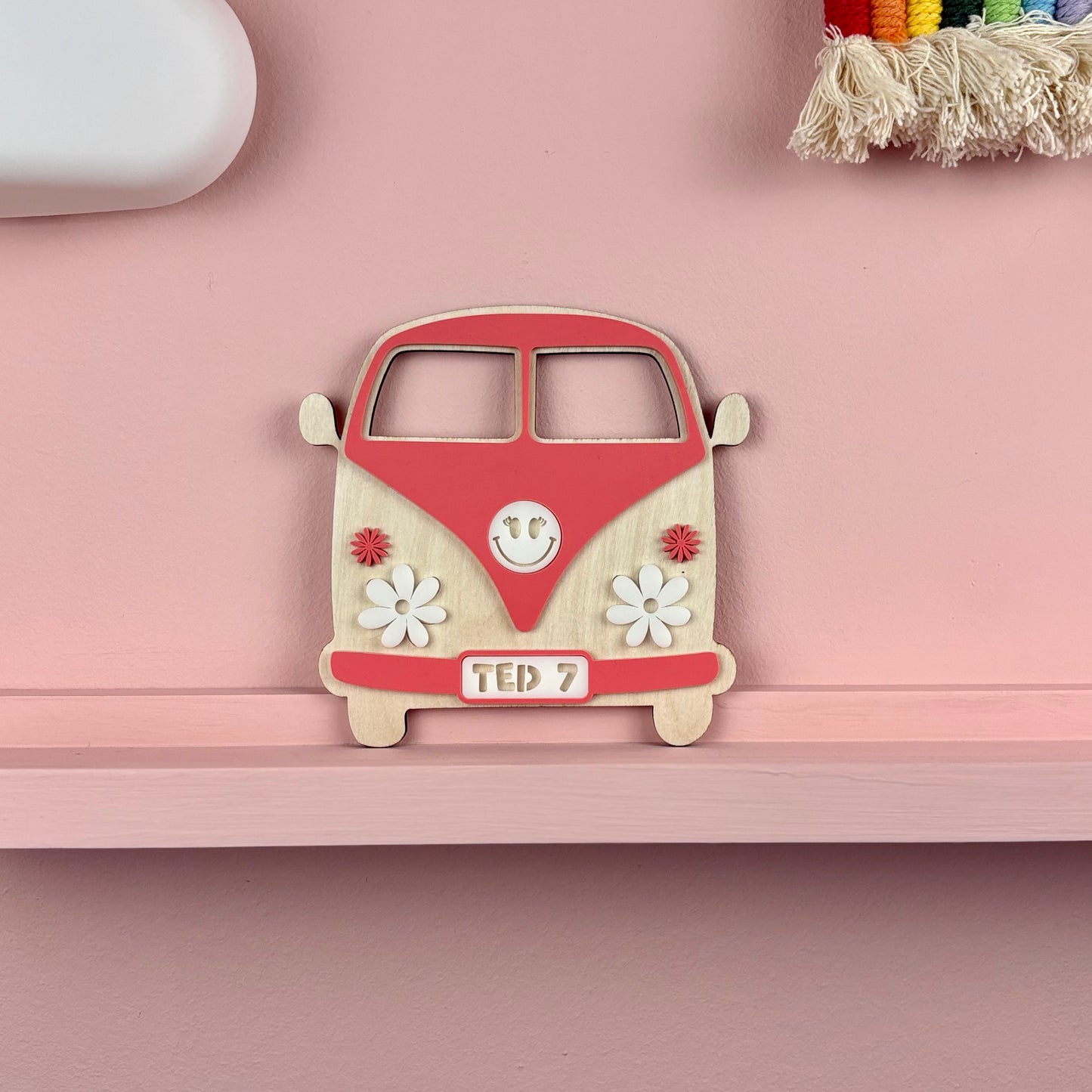 Campervan Flowers Wall Art