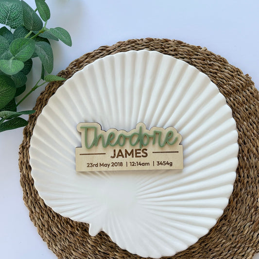 Birth Announcement Sign