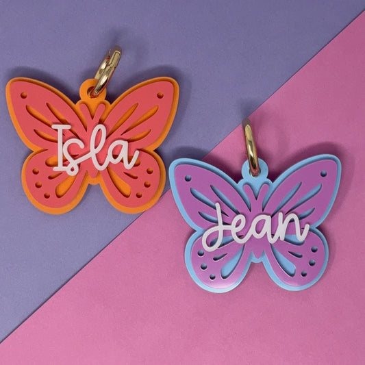 Butterfly Keyring