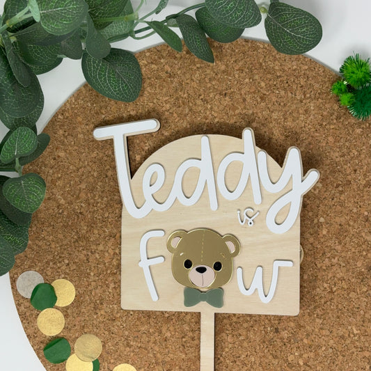 ...is Four Birthday Cake Topper