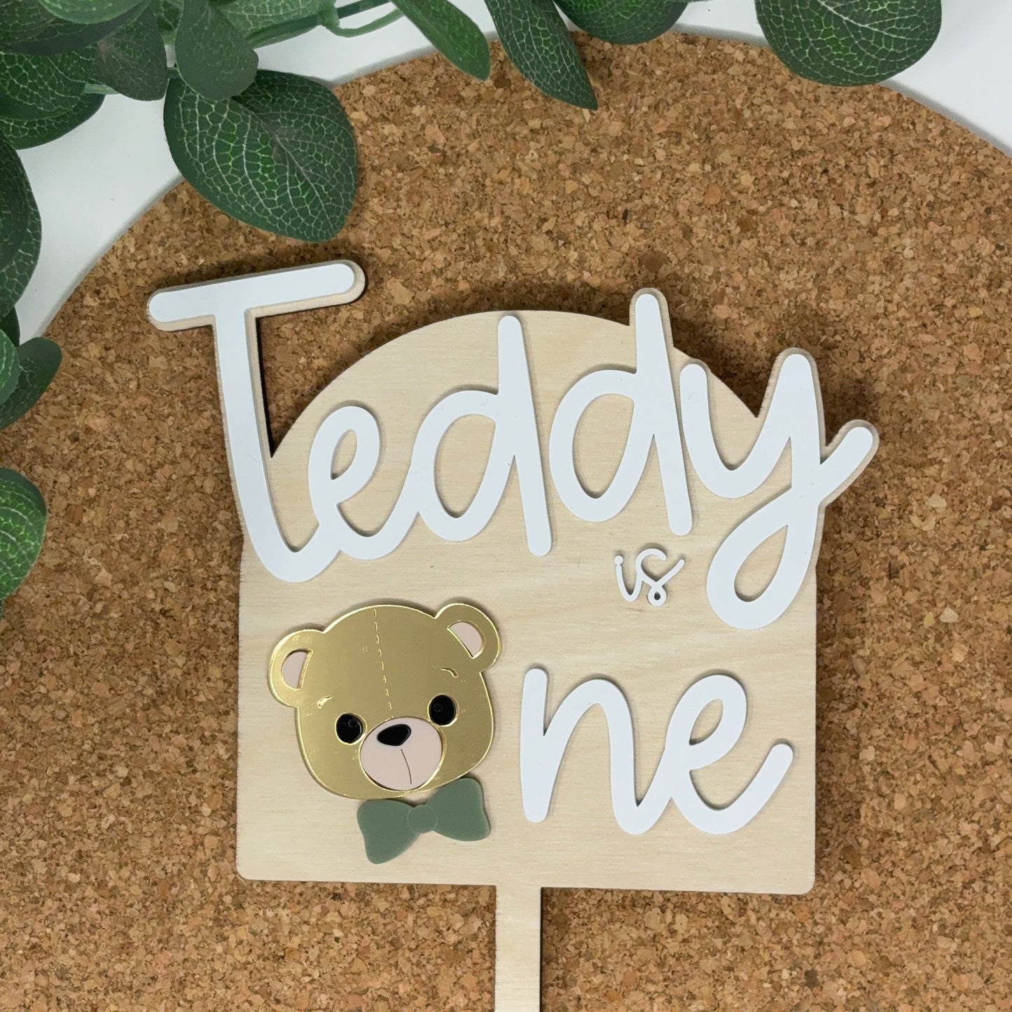 ...is One Birthday Cake Topper