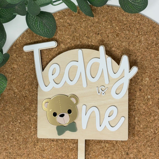...is One Birthday Cake Topper