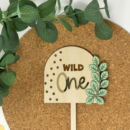 Wild One Cake Topper