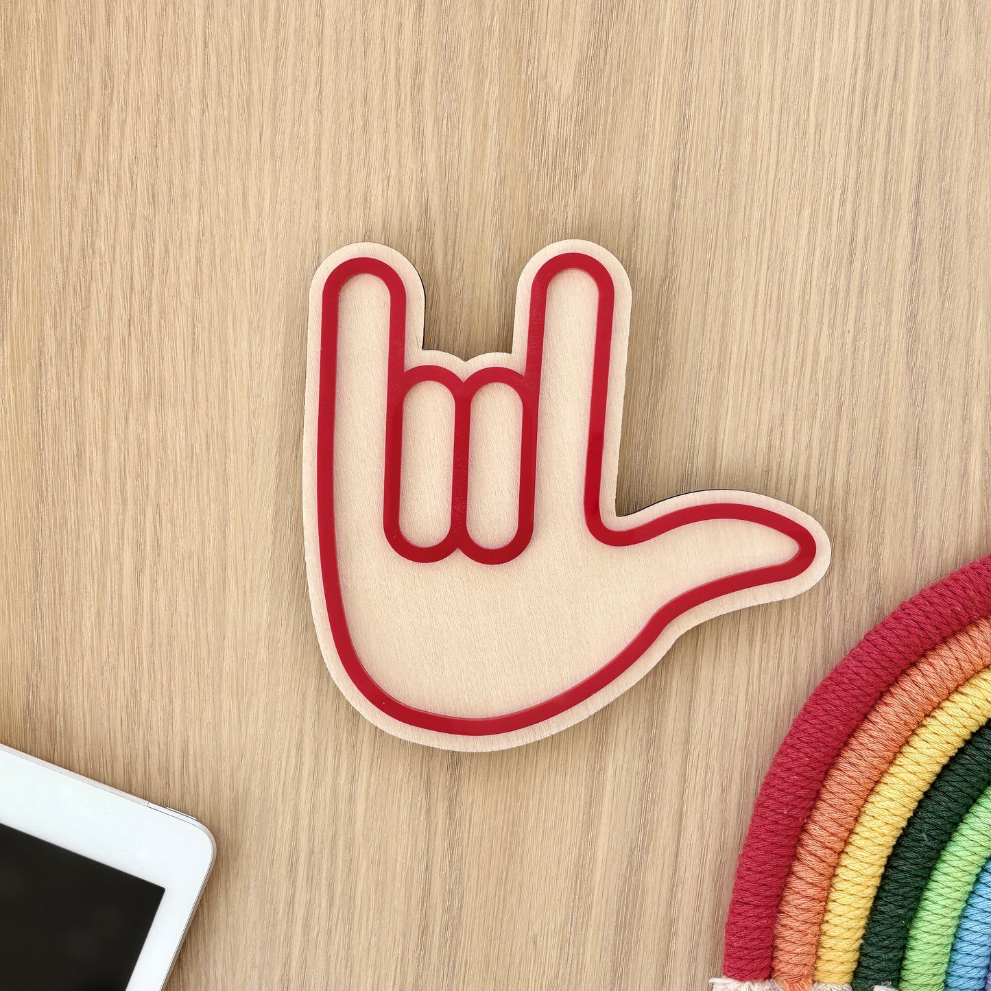 Love Hand Gesture Wall Art
