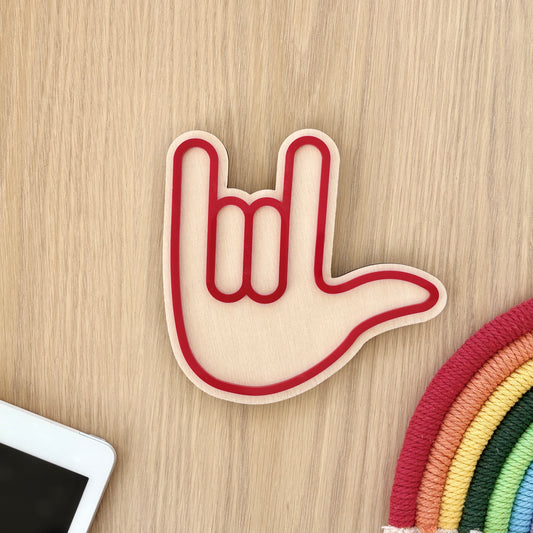 Love Hand Gesture Wall Art