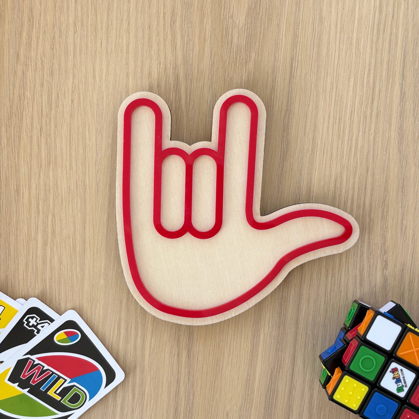 Love Hand Gesture Wall Art